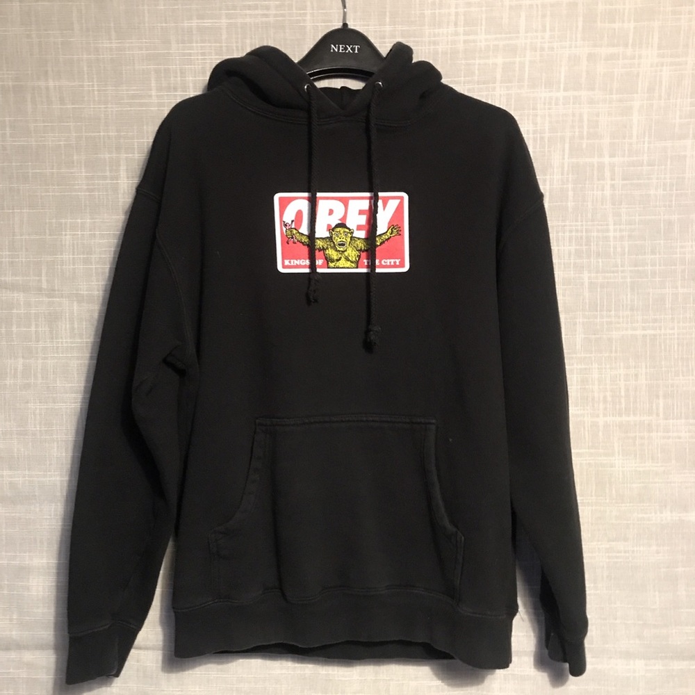 Obey Kings Of The City Black Hoodie